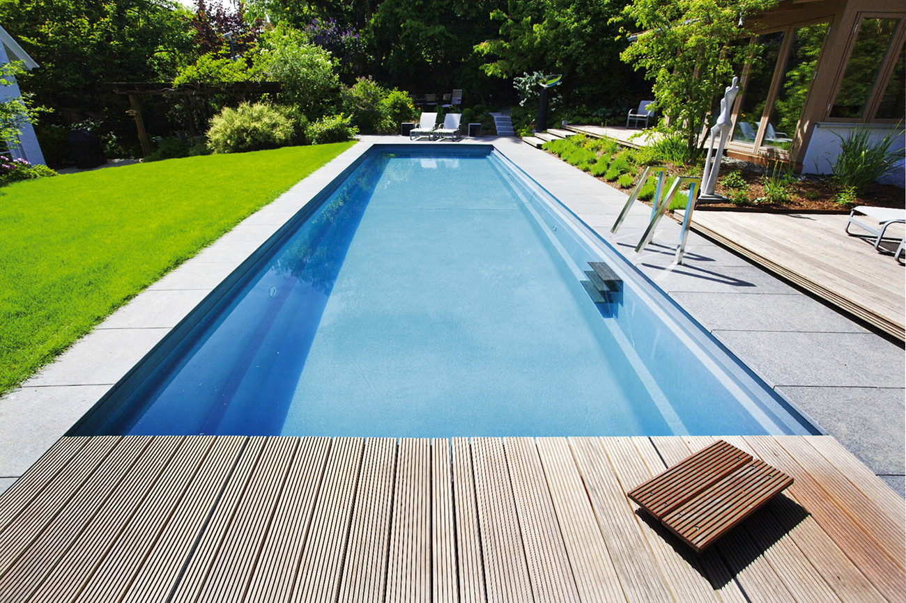 Construction piscine individuelle classique