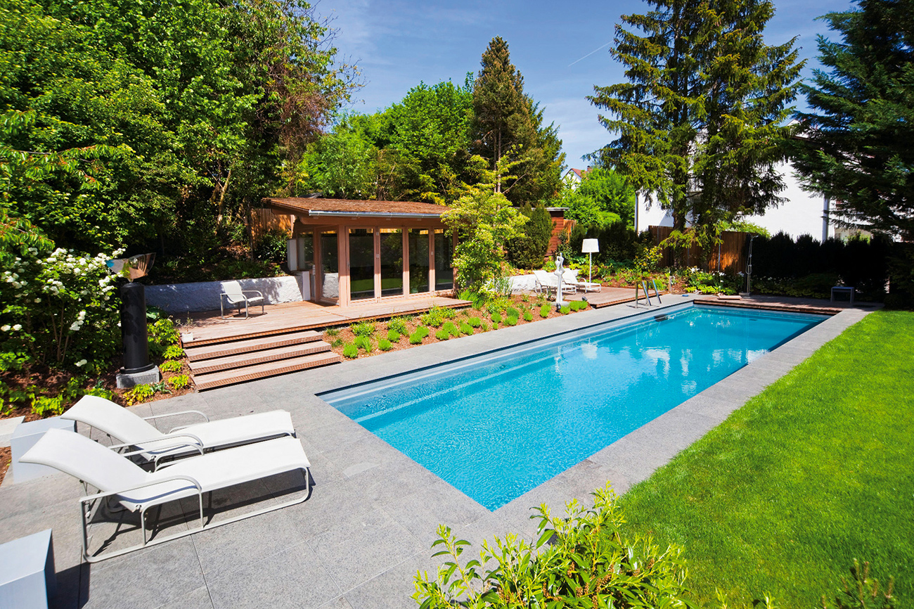 Construction piscine individuelle classique