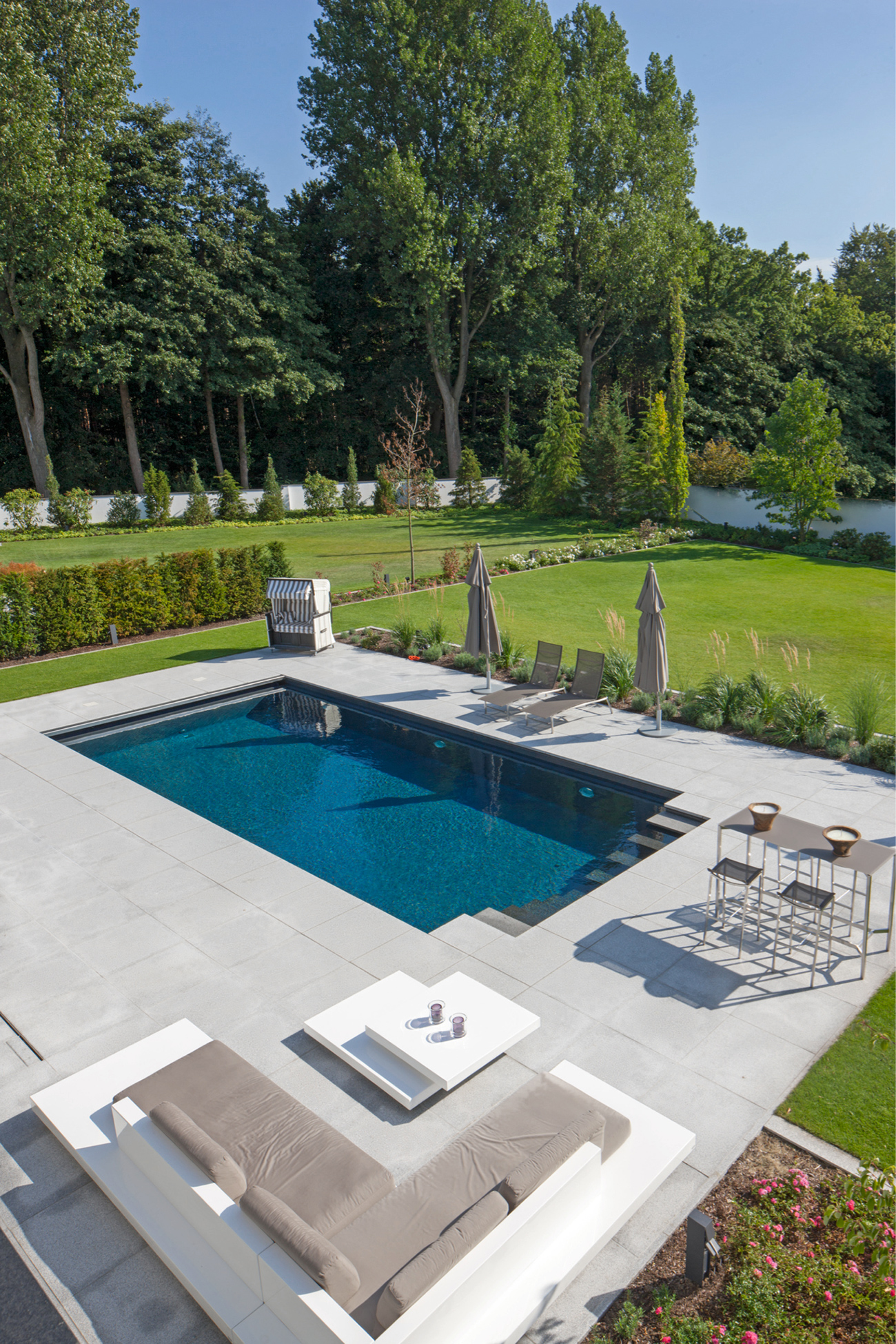 Réalisation piscine design