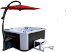 Parasol pour spa jacuzzi
