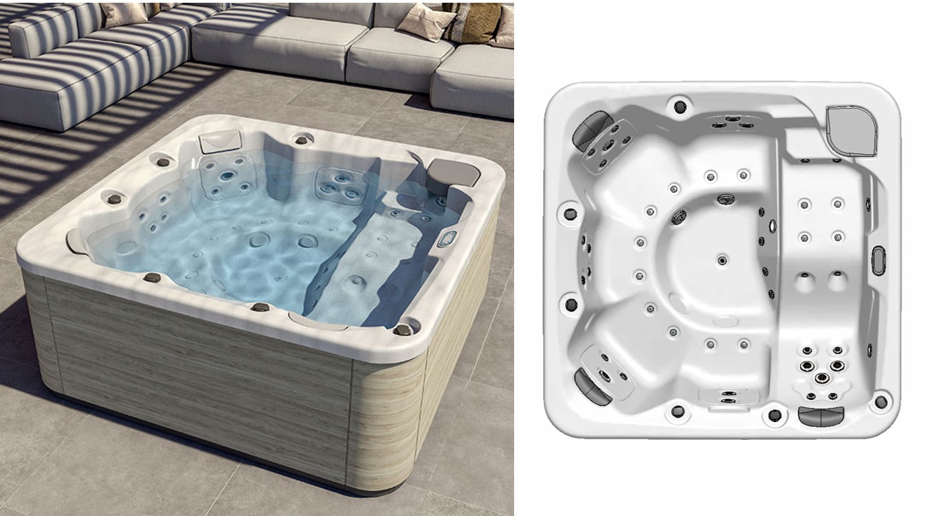 Spa jacuzzi 6 places Pulse